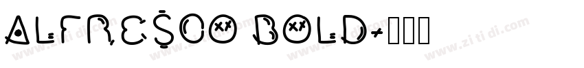 AlFresco Bold字体转换